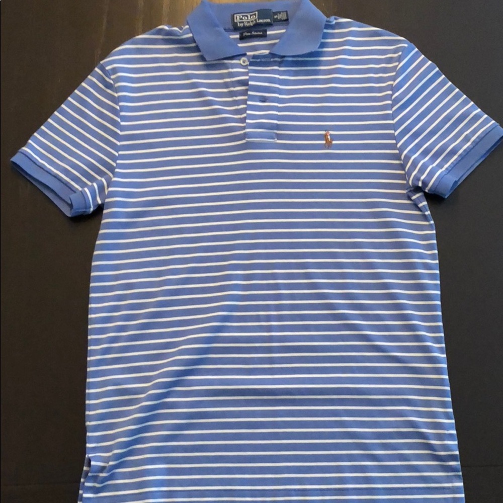 Blue and White Polo by Ralph Lauren